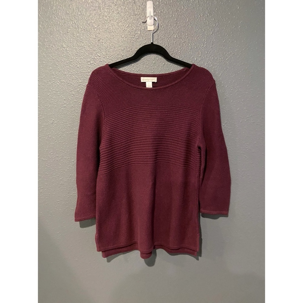 Christopher & Banks Rich Plum Sweater